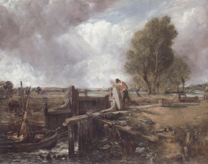 John Constable Study of A boat passing a lock Germany oil painting art